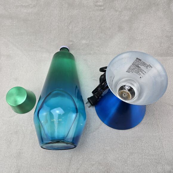 Schylling Lava Lamp XL 16.3 Inch Ocean Blue Green Tested & Works Home Decor - Picture 5 of 9